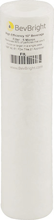 BevBright High Efficiency Beverage Filter 1 Micron