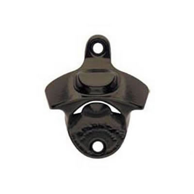 Mount Your Own Black Wall Mount Bottle Opener