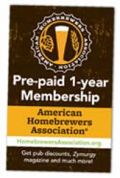 American Homebrewers Association - 1 Year Membership